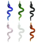 6Pcs 6 Colors Handmade Lampwork Big Pendants