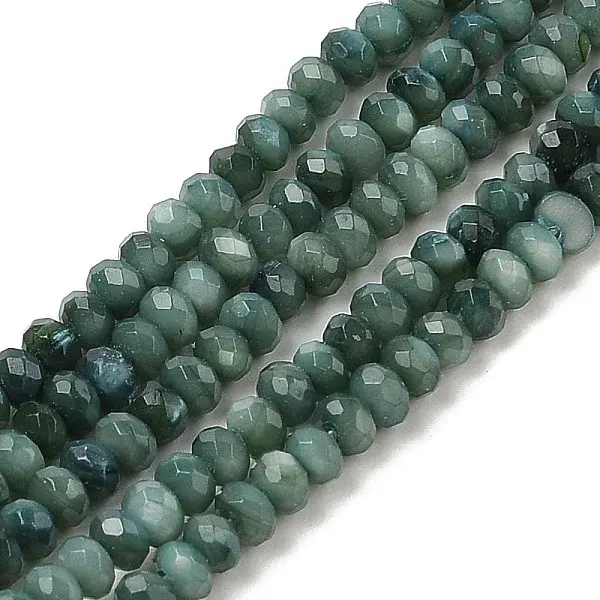 Natural Freshwater Shell Dyed Beads Strands