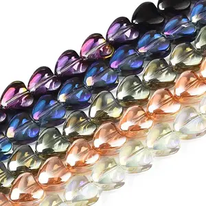 Electroplate Glass Beads Strands