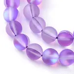 Synthetic Moonstone Beads Strands
