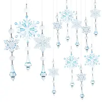 Acrylic Snowflake Pendant Decorations
