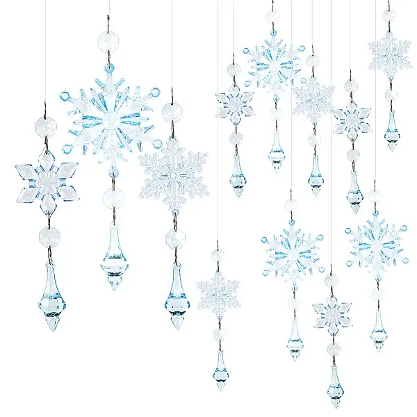 Acrylic Snowflake Pendant Decorations
