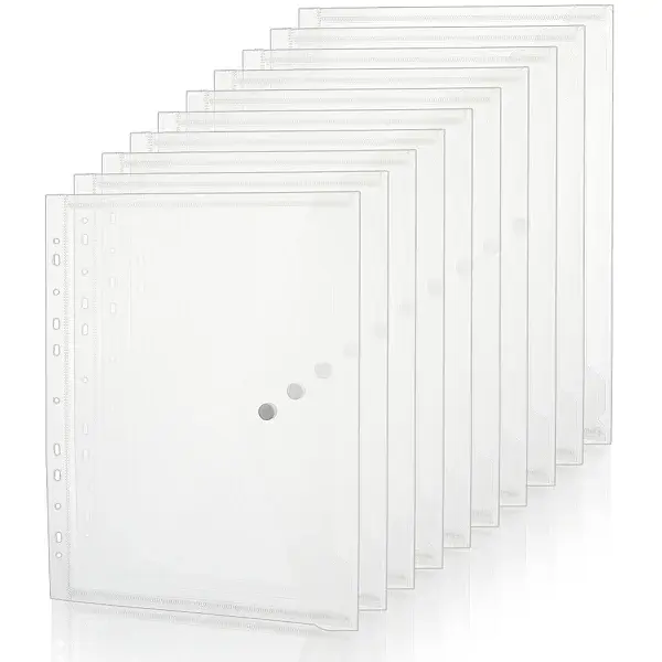 PP Binder File Pockets