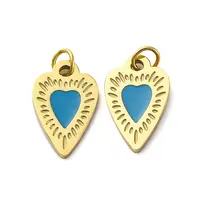 304 Stainless Steel Enamel Charms