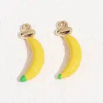 Fruit Alloy Enamel Pendants