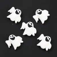 Ghost Opaque Resin Cabochons