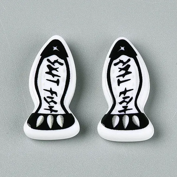 Printed Opaque Resin Beads