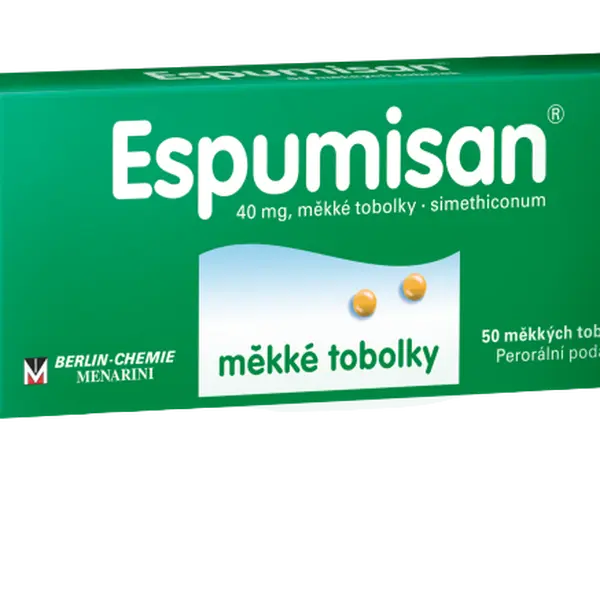 ESPUMISAN 40 mg 50 měkkých tobolek