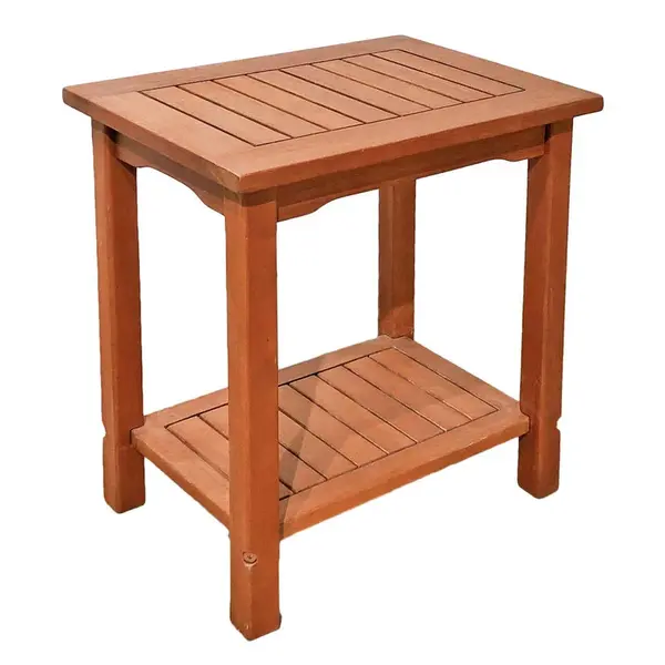 Gardenson ZAHRADNÍ ODKLÁDACÍ STOLEK, dřevo, 35/50/50 cm