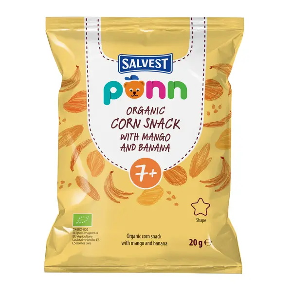 SALVEST Põnn BIO Mangové křupky 20 g