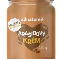 ALLNATURE Arašídový krém s mléčnou čokoládou 920 g