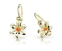 Cutie Jewellery Zlaté dětské náušnice C1993-10-X-1 oranžová