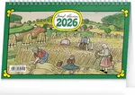 Stolní kalendář Josef Lada 2026 (poškozená)