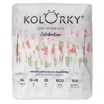 KOLORKY DAY Moments jednorázové EKO plenky XL (12-25 kg) 25 kusů, poškozený obal