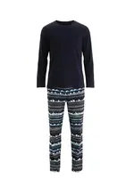 Dagi Dlhé pyžamo  modrá / námornícka modrá