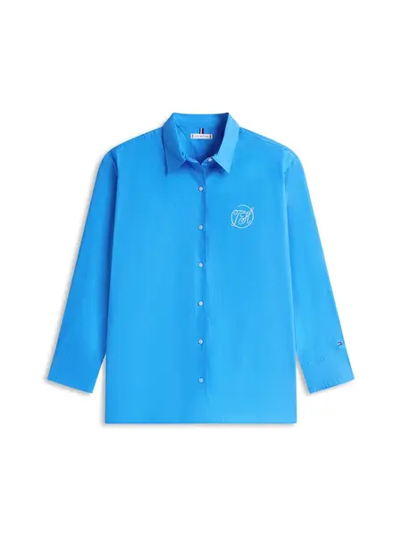 Tommy Hilfiger Curve Blúzka  azúrová