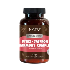 NATU Natural Extract, Drmek extrakt (1% agnusidů) se šafránem 90 kapslí