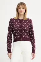 Kardigán s prímesou vlny Guess SARAH