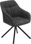 HOUSE 5 jídelní židle LOREN tmavě šedá