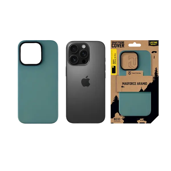 Zadní kryt Tactical MagForce Aramid pro Apple iPhone 16 Pro, blue jay