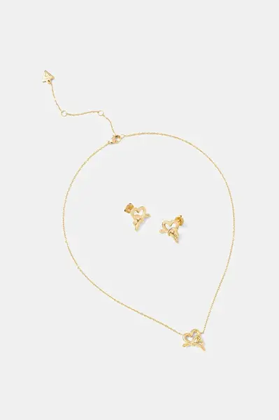 Náušnice a náhrdelník Guess LOVE BITES