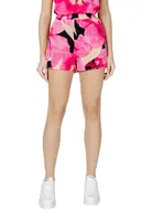 Květinové viskózové kraťasy