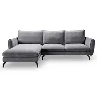 MID.YOU ROHOVÁ SEDAČKA, textil, šedá