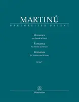 Romance pro housle a klavír H 186bis - Bohuslav Martinů