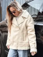 Dámská béžová zimní bunda