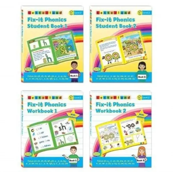 Fix-it Phonics - Level 2 - Student Pack  (2nd Edition) - Lisa Holt