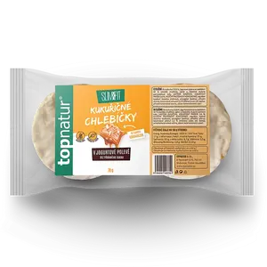 TOPNATUR Kukuřičný chlebíček slaný karamel v jogurtové polevě 70 g
