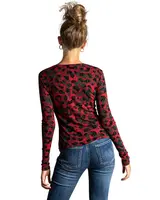 Desigual dámské tričko s leopardím vzorem