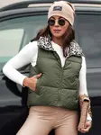 Oboustranná vesta s leopardím vzorem
