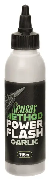 Sensas gel power flash 115 ml - white garlic