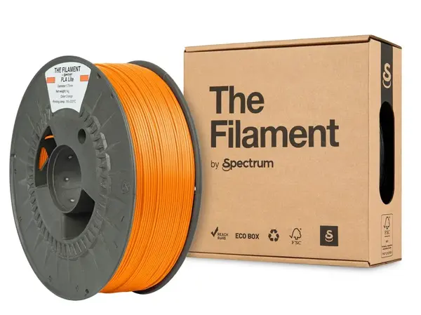 "The Filament" by Spectrum TF-24232, PLA Lite, 1.75mm, ORANGE, 1kg