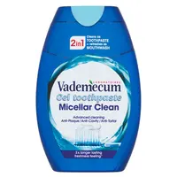 VADEMECUM Micellar Clean  2v1 Gelová zubní pasta 75 ml