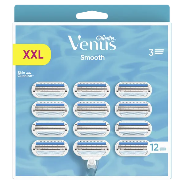 GILLETTE Venus Smooth Náhradní hlavice 12 kusů
