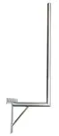 Anténní držák 35cm na zeď se vzpěrou, trubka 42/2mm, výška 96cm žár.