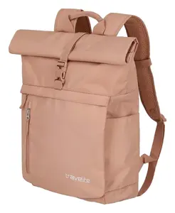 Dámský batoh na notebook Travelite Basics Rollup Backpack Rose