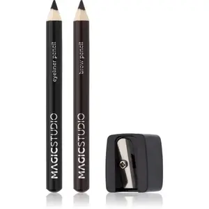 Magic studio Eyeliner Pencil Brow & Sharpener sada na oči a obočie 0.5 g
