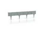 Lem trávníku GARDEN STONE beton 390cm
