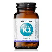 VIRIDIAN Nutrition vitamin K2 30 kapslí