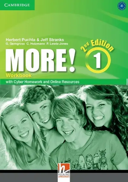 More! 1 2nd Edition Workbook with Cyber Homework and Online Resources (poškozené) - Herbert Puchta