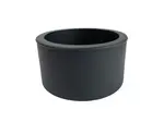 Redukce do komína 130/150 mm (d.80 mm), silnostěnné 1,5 mm, černá MA654627