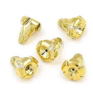 UV Electroplated Synthetic Coral Beads