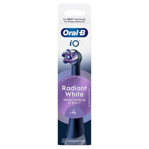 ORAL-B IO Radiant white náhradní hlavice 4 kusy