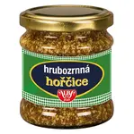 KÁVOVINY Hořčice hrubozrnná sklo 180 g