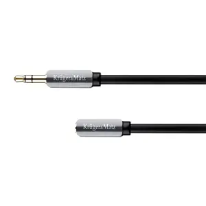 Kabel Jack 3,5mm konektor/Jack 3,5mm zdířka 1,8m KRUGER & MATZ KM0316