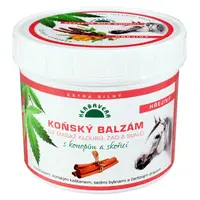 HERBAVERA Koňský balzám Hřejivý s konopím a skořicí 500 ml