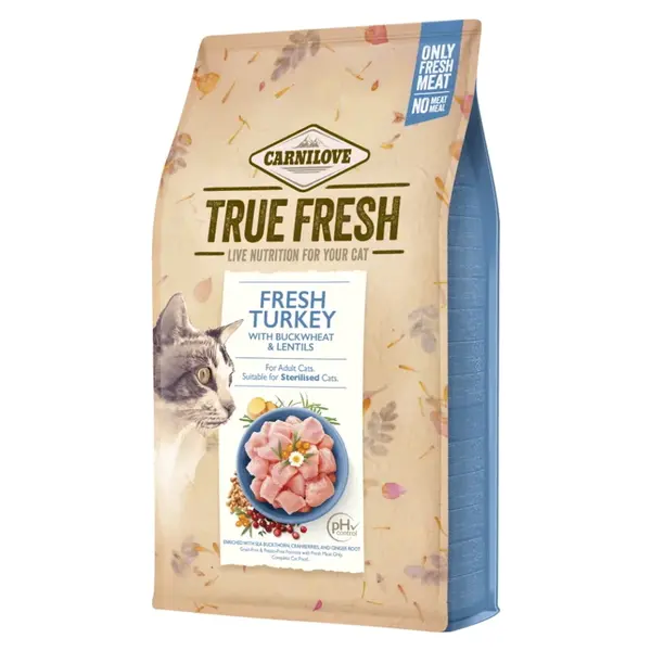 CARNILOVE Cat true fresh turkey, Hmotnost balení: 1,8 kg